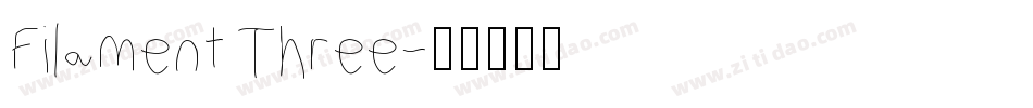 Filament Three字体转换